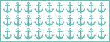 Anchor Nail Stickies - Torquoise