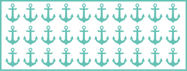 Anchor Nail Stickies - Torquoise