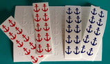 Anchors Multicolor Decals - Set of 60