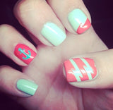 Electric Bolt Nail Stickie